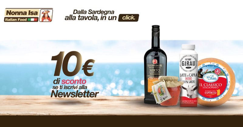 Nonna Isa: coupon da 10€ gratis!