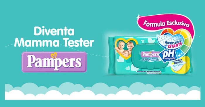 Pampers: diventa mamma tester