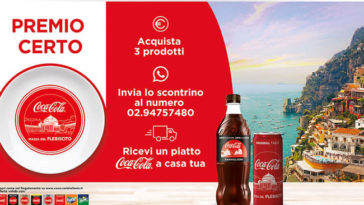 Piatto Coca‑Cola in regalo