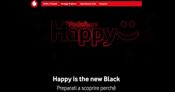Vodafone Happy Black