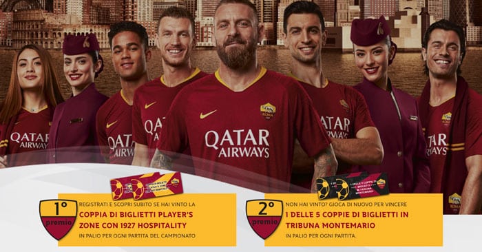 "Vola allo stadio con Qatar Airways"