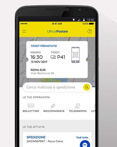 App ufficio postale