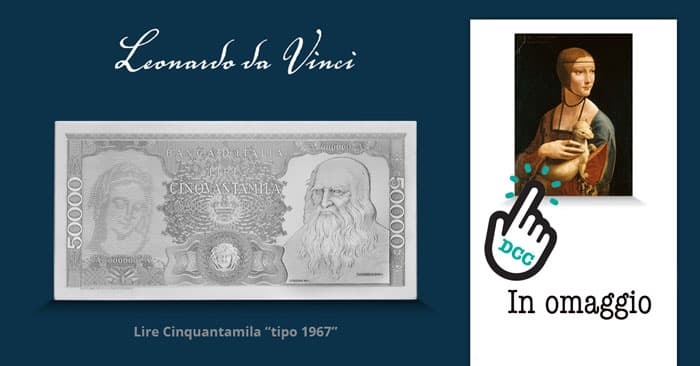 Banconote "Storia della lira": in omaggio stampa Dama con l’ermellino