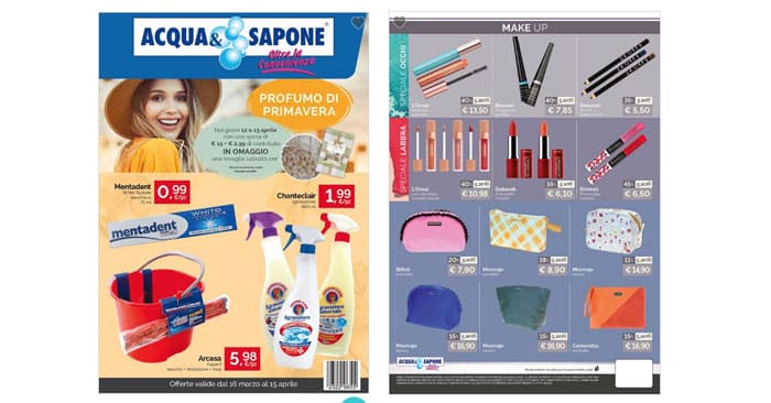 Volantino Acqua&Sapone da 16 al 15 aprile