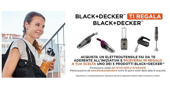 Black+Decker ti regala Black+Decker