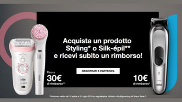 Braun: rimborso Styling o Silk-épil