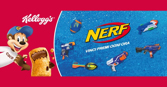 Con Kellogg's Krave: vinci premi Nerf