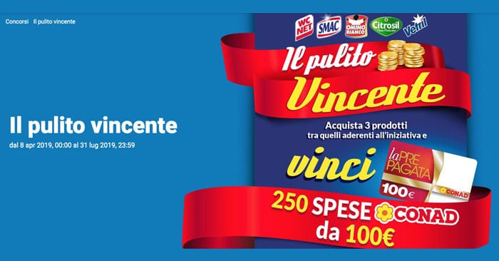 Concorso Il pulito vincente