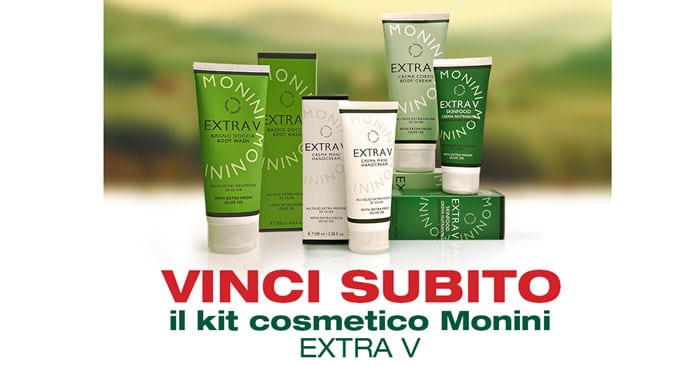 Concorso Monini: vinci cosmetici EXTRA V