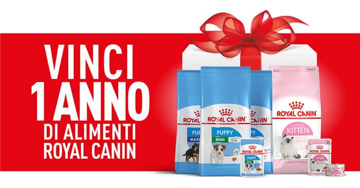 Concorso Royal Canin: vinci un anno di alimenti