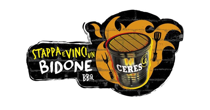 Concorso "Stappa e vinci un bidone BBQ" con Ceres