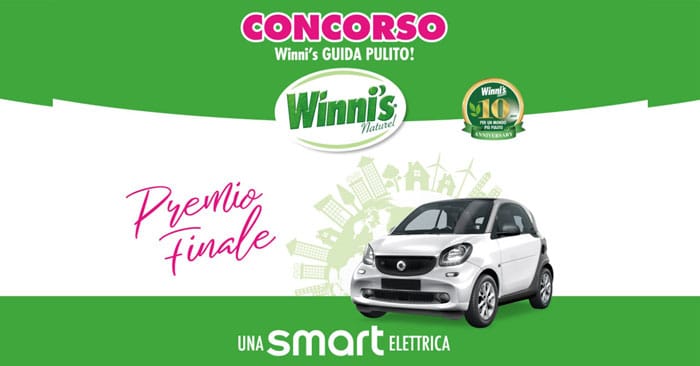 Concorso Winni's: in palio prodotti ed una Smart!