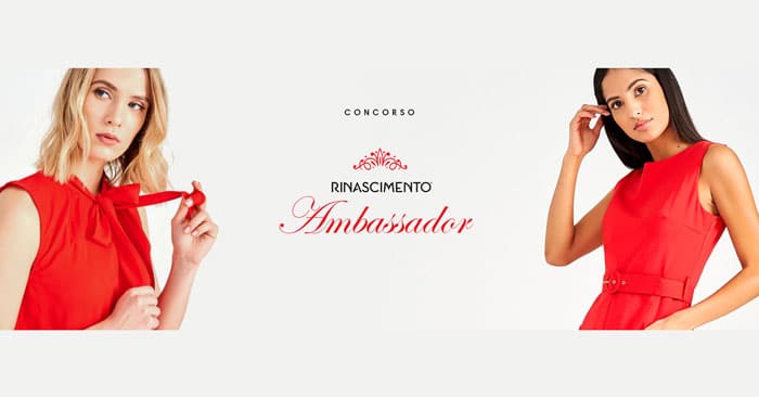 Diventa Ambassador Rinascimento abbigliamento