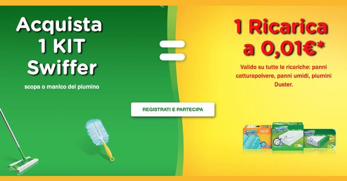 Swiffer ricarica 1 centesimo Swiffer ricarica 1 centesimo