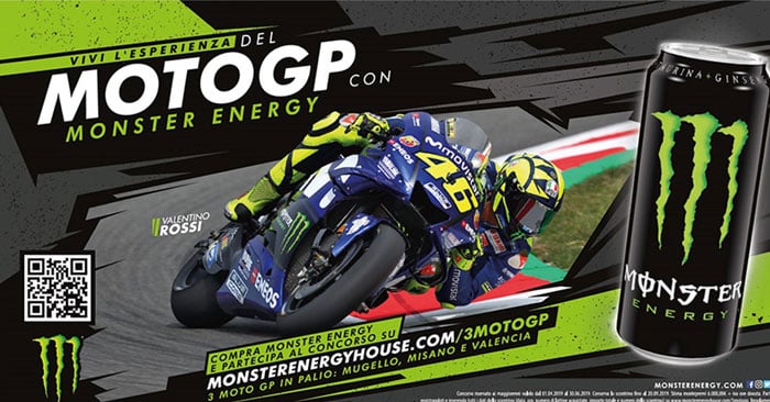 Vai al moto GP con Monster