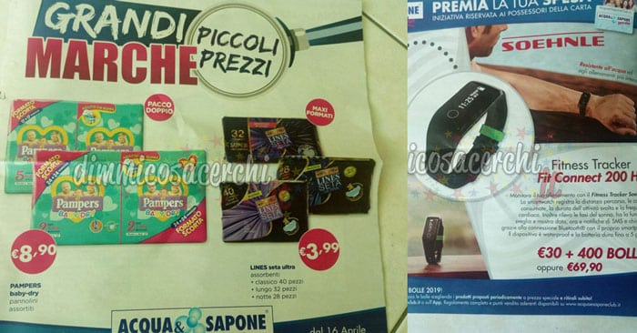 Volantino Acqua&Sapone dal 16 aprile al 5 maggio