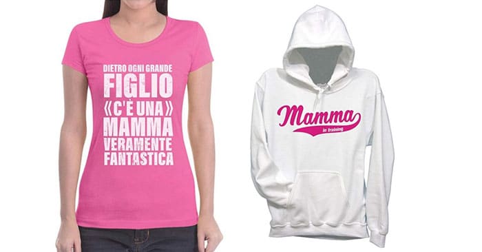 felpe per la festa della mamma