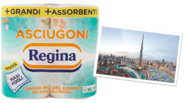 Asciugoni Regina: vinci Dubai e buoni acquisto