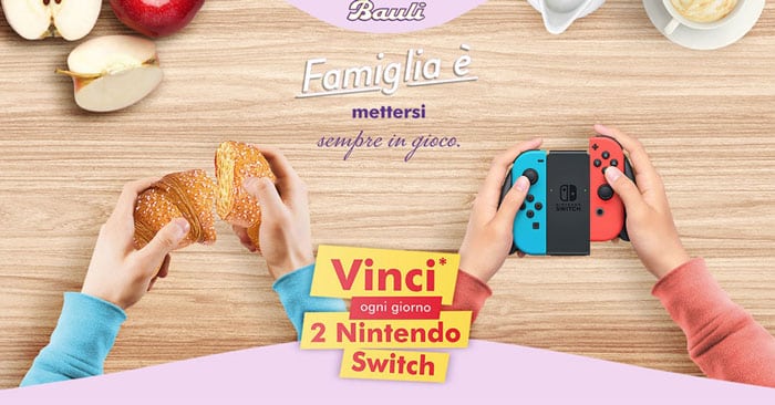 Bauli: vinci Nintendo Switch