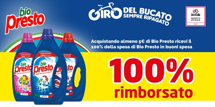 Bio Presto: giro del bucato sempre ripagato