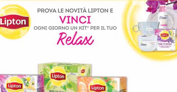 Concorso Lipton: vinci Kit benessere