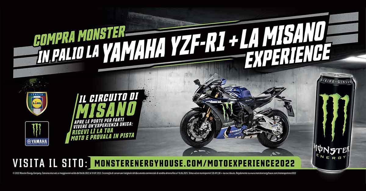 Concorso Monster moto Yamaha