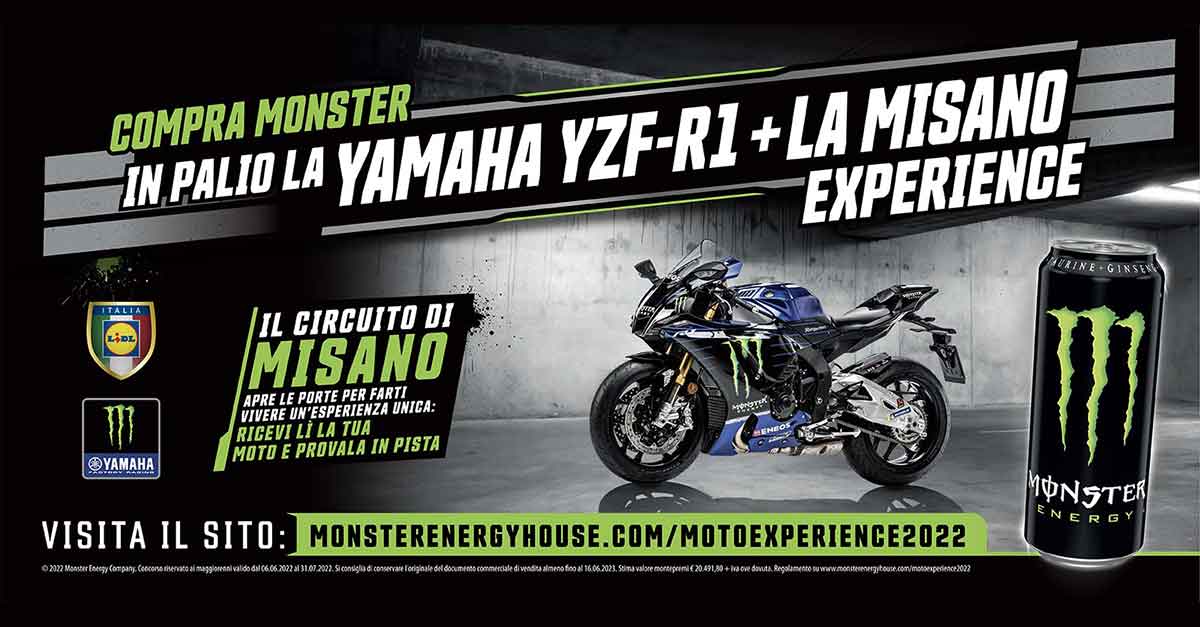 Concorso Monster moto Yamaha