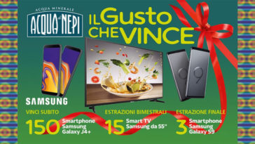 Il gusto che vince 2019: vinci con acqua Nepi