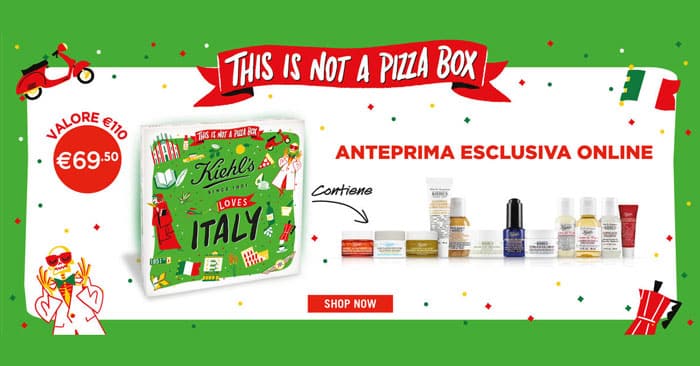 Kiehl's: This is not a Pizza Box