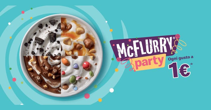 McFlurry 1 euro Mc Donald