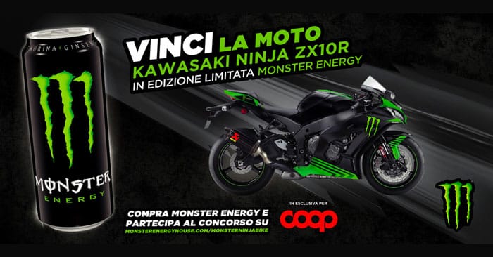 Monster Energy: vinci Kawasaki Ninja ZX10R