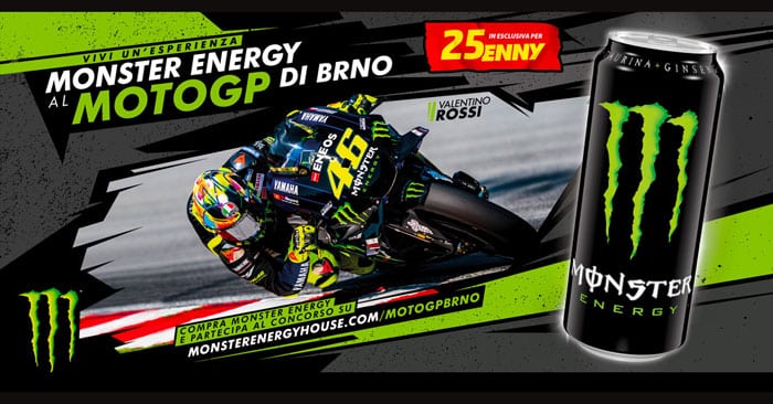 Monster Energy: vinci soggiorno al Brno del Moto GP