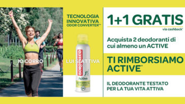 Sfida la tecnologia di Borotalco Active