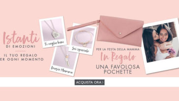 Stroili festa della mamma: pochette omaggio