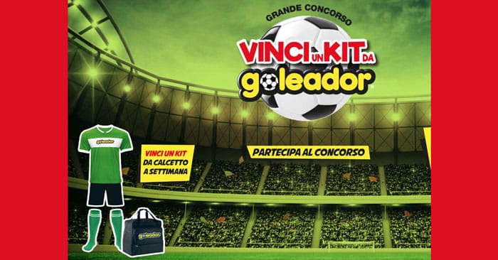 Vinci un kit da Goleador