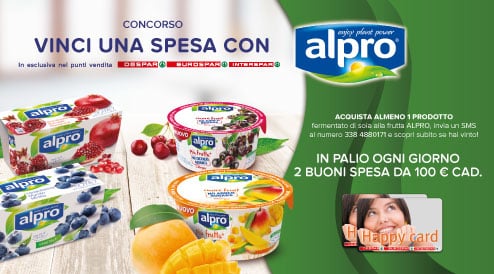 Vinci una spesa con ALPRO