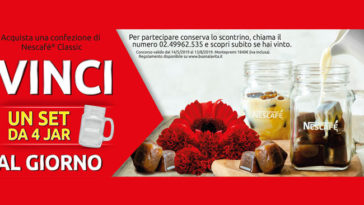 Concorso Nescafè vinci Jar