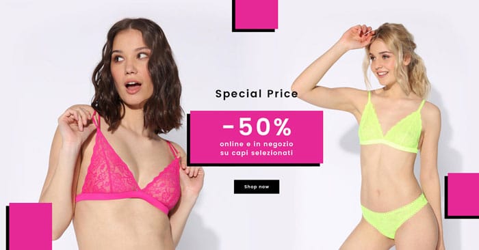 Tezenis: sconti fino al 50% con i best Price