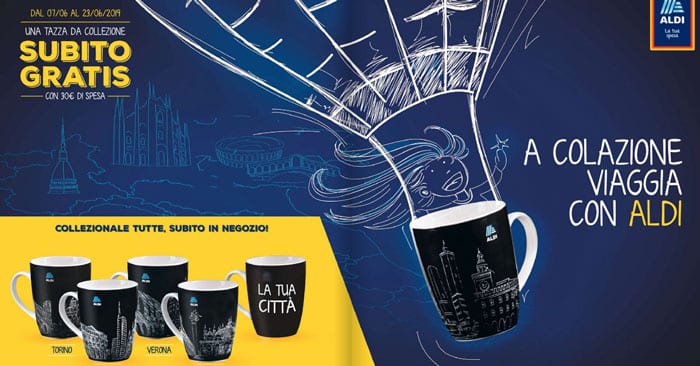 Tazza omaggio Aldi