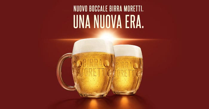 Boccali birra Moretti omaggio