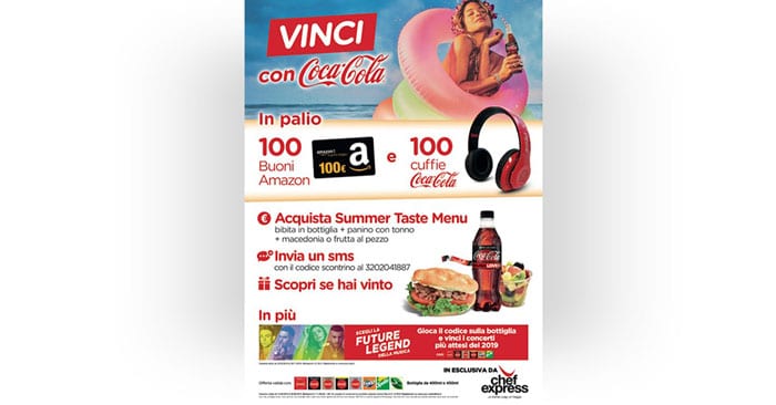 Chef Express e Coca‑Cola: vinci le cuffie wireless