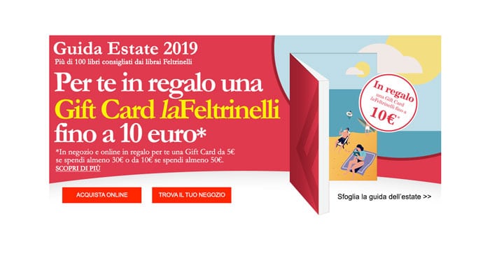 Gift card Feltrinelli omaggio