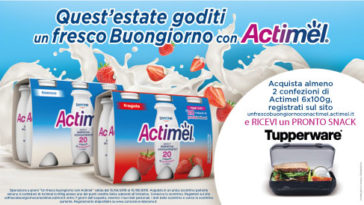 Un Fresco Buongiorno con Actimel Tupperware