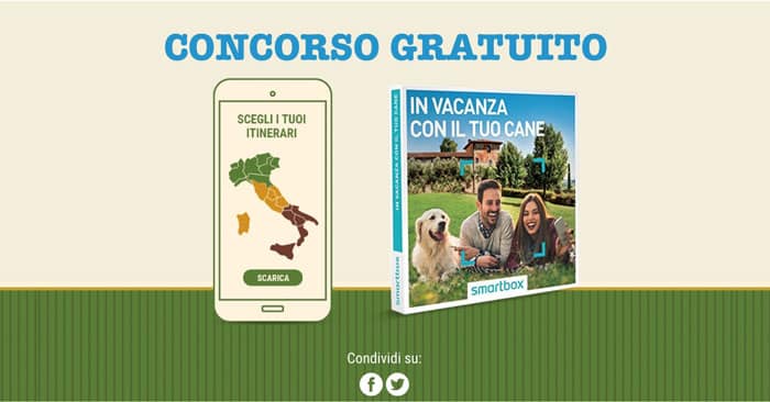 Vinci Smartbox "In vacanza con il tuo cane"