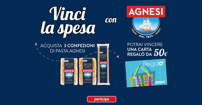 Vinci la spesa con Agnesi