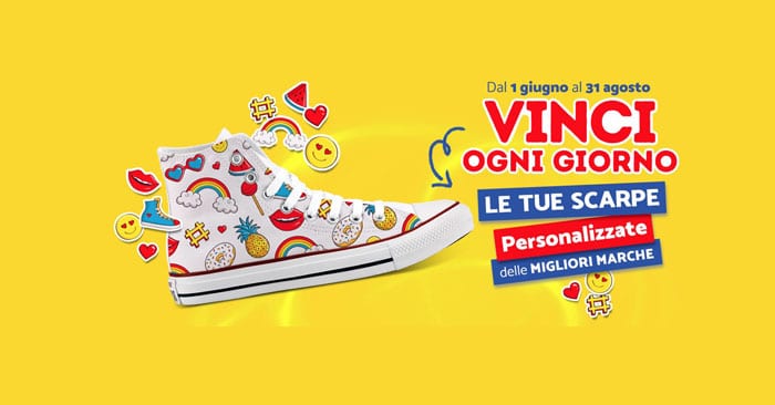 Vinci le tue scarpe personalizzate con Maxibon!