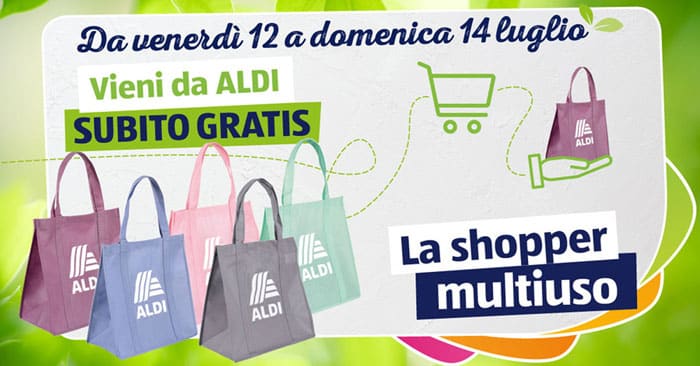 Aldi: gratis shopper multiuso
