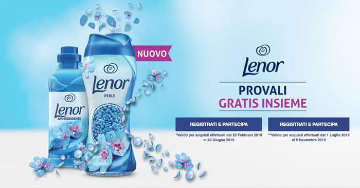 Lenor: “Provali gratis insieme"