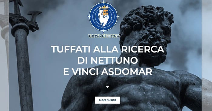 Trova Nettuno e vinci Asdomar