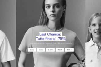 OVS Last Chance saldi fino al 75% collezione SS26 donna uomo bambino settembre 2026